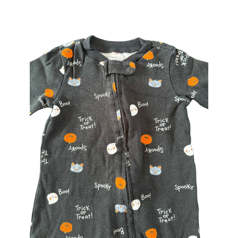 Carters Kids Bundle Halloween Sleeper Matching Outfit Size 9 Months - Picture 3 of 8